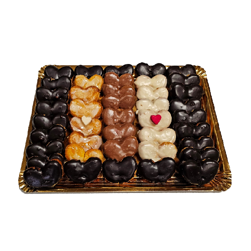 Bandeja de Palmeritas de Chocolate